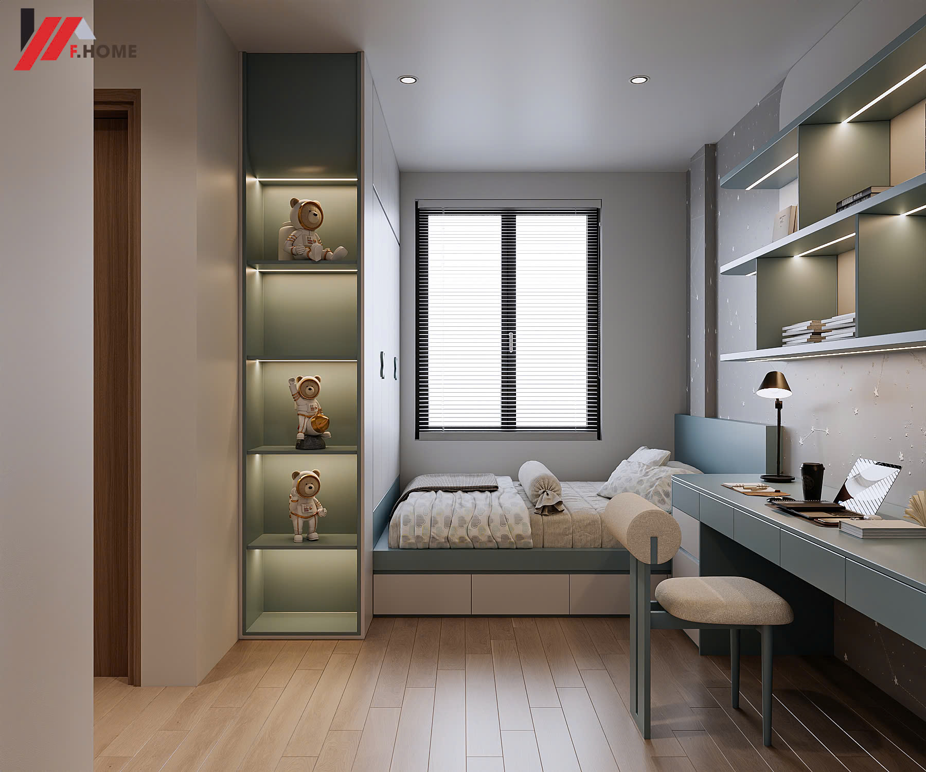 nha pho hien dai 2 tang 3 phong ngu o nghe an