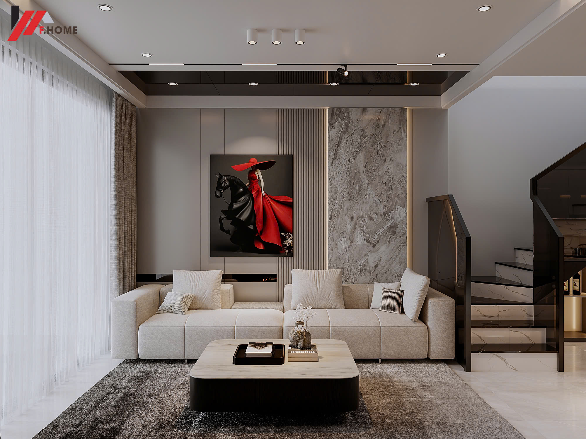 nha pho hien dai 2 tang 3 phong ngu o nghe an