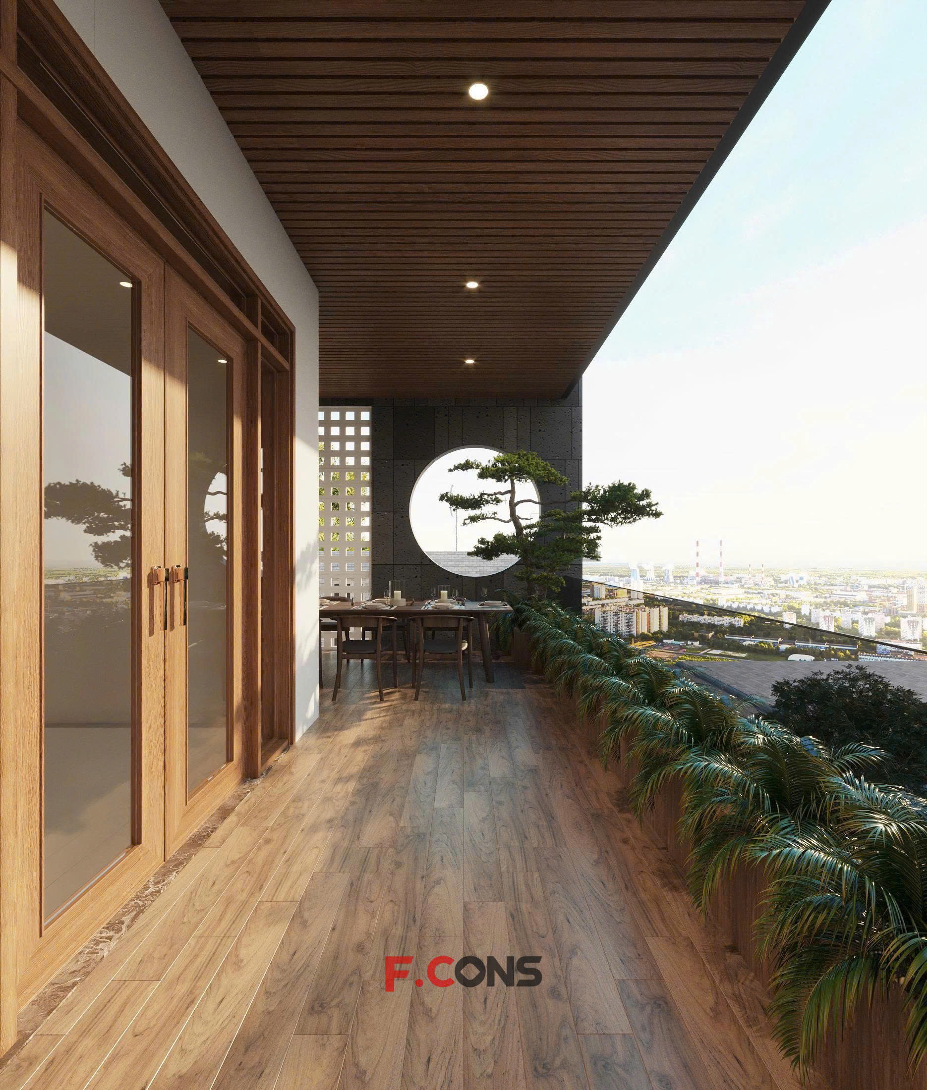 ngoi nha dam bao tinh hai hoa sang trong