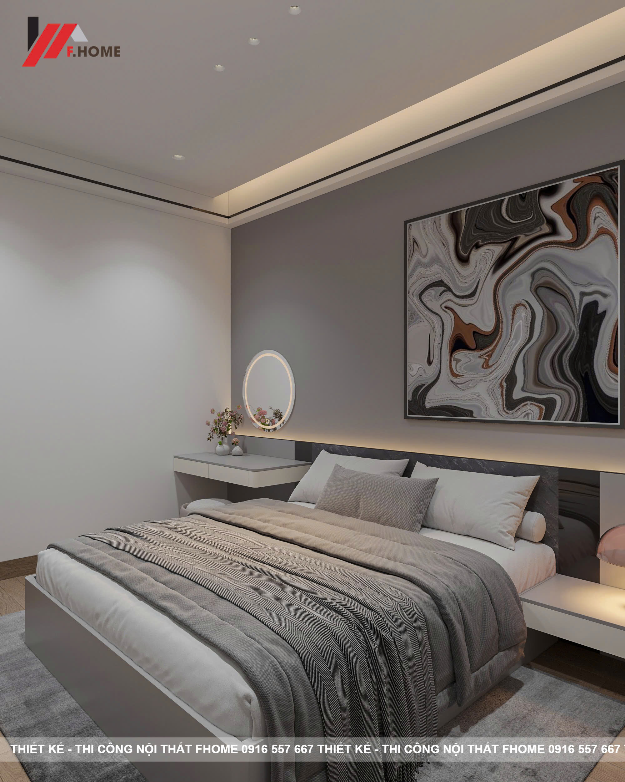 Nha pho hien dai 133m2 2 phòng ngủ