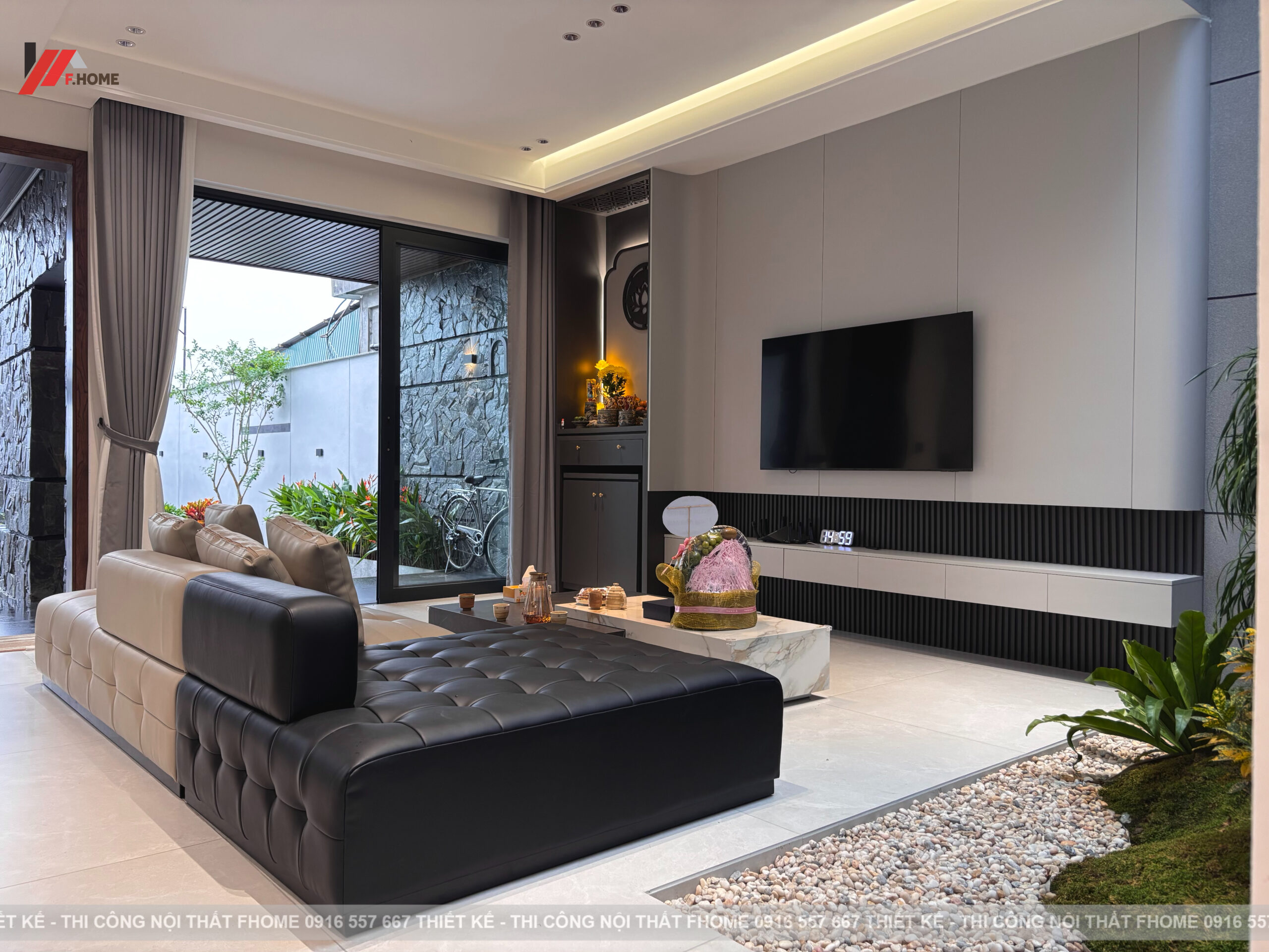 dong bo noi that nha vuon