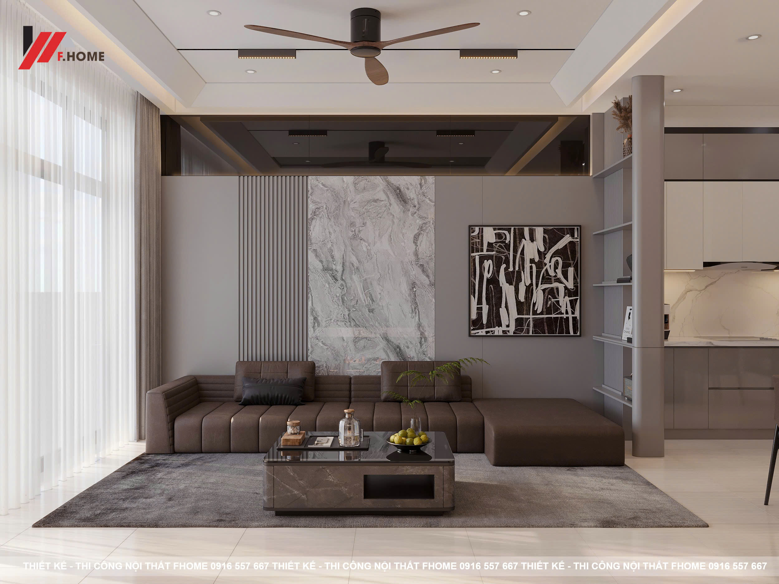 Nha pho hien dai 133m2 2 phòng ngủ