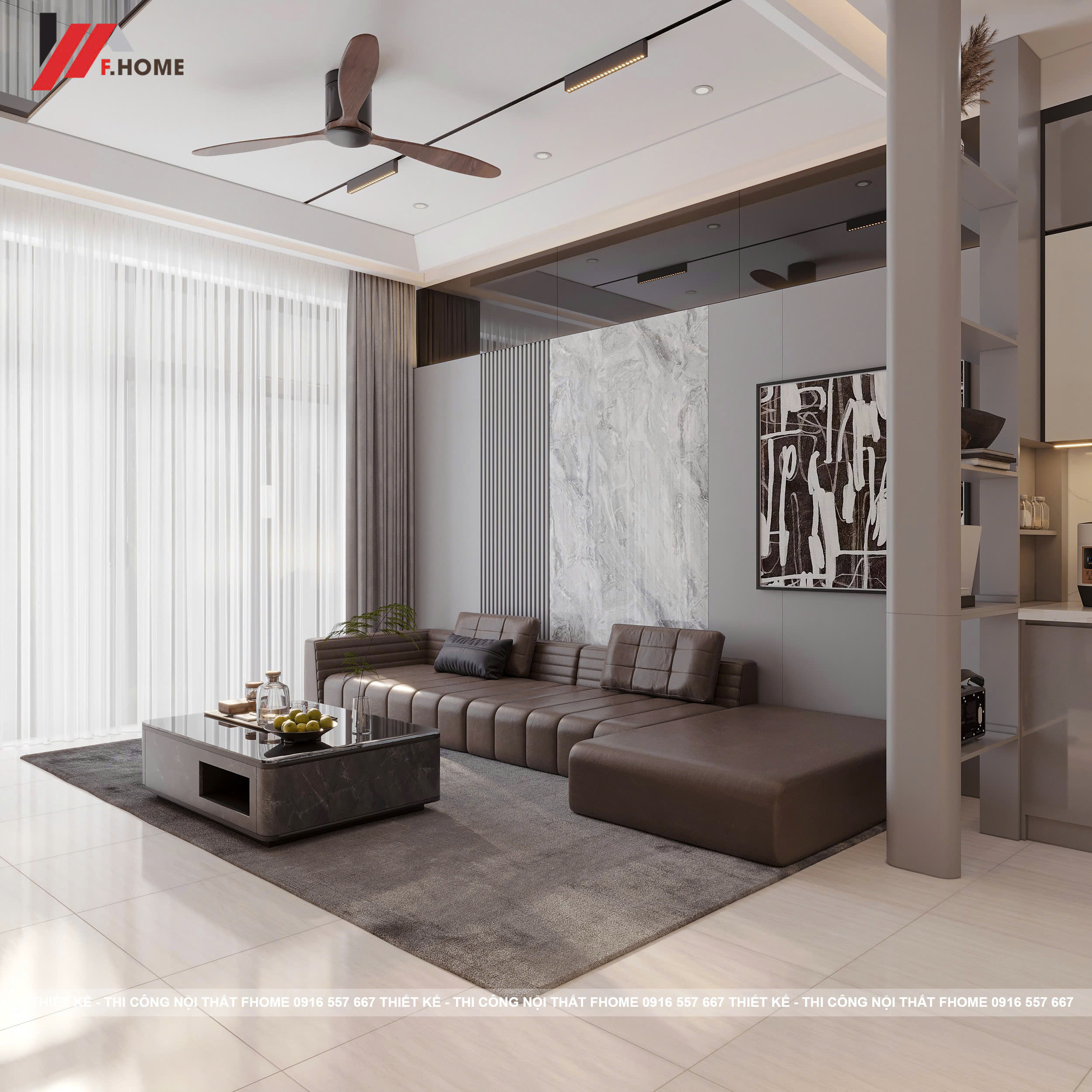 Nha pho hien dai 133m2 2 phòng ngủ