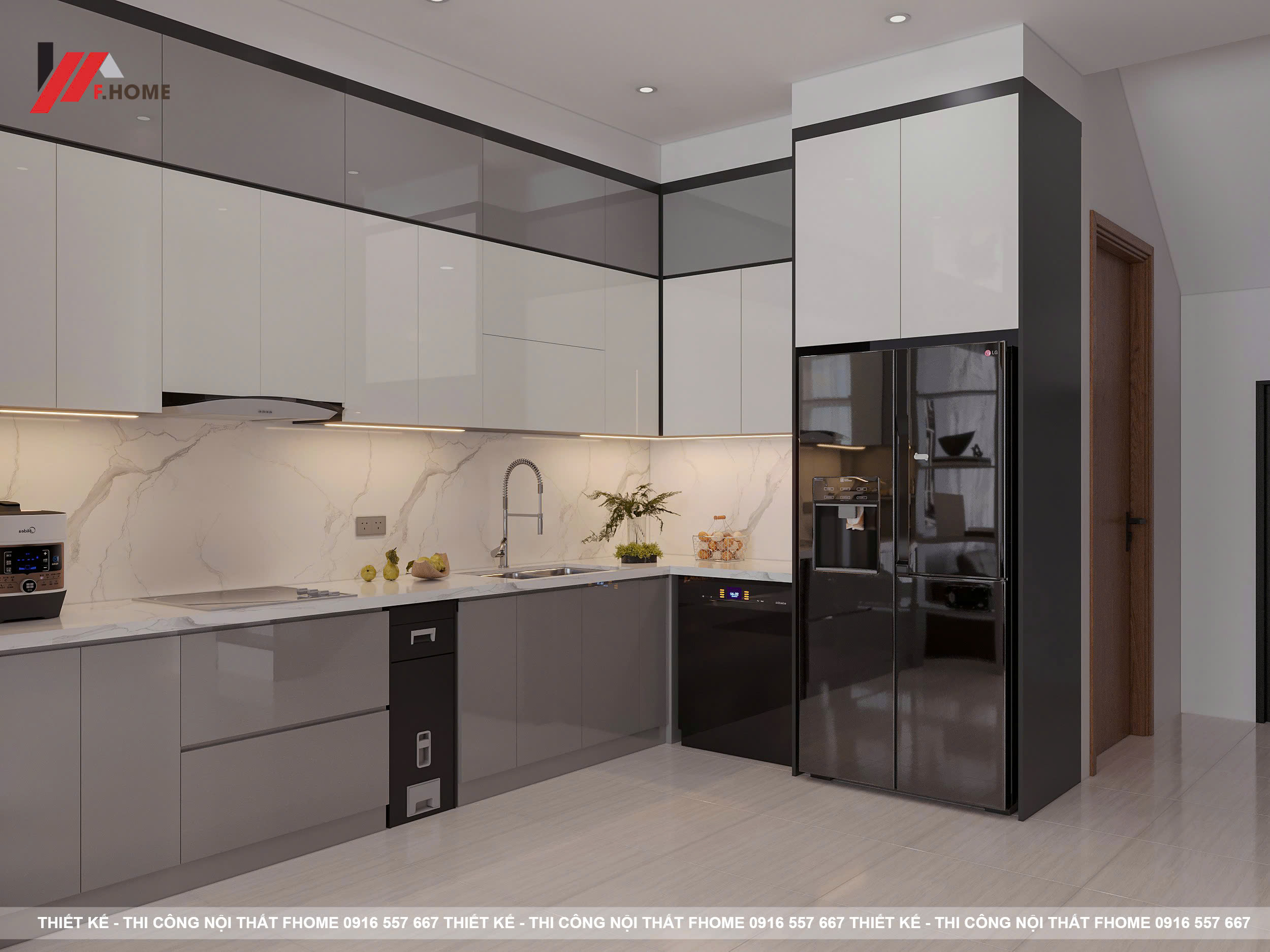 Nha pho hien dai 133m2 2 phòng ngủ