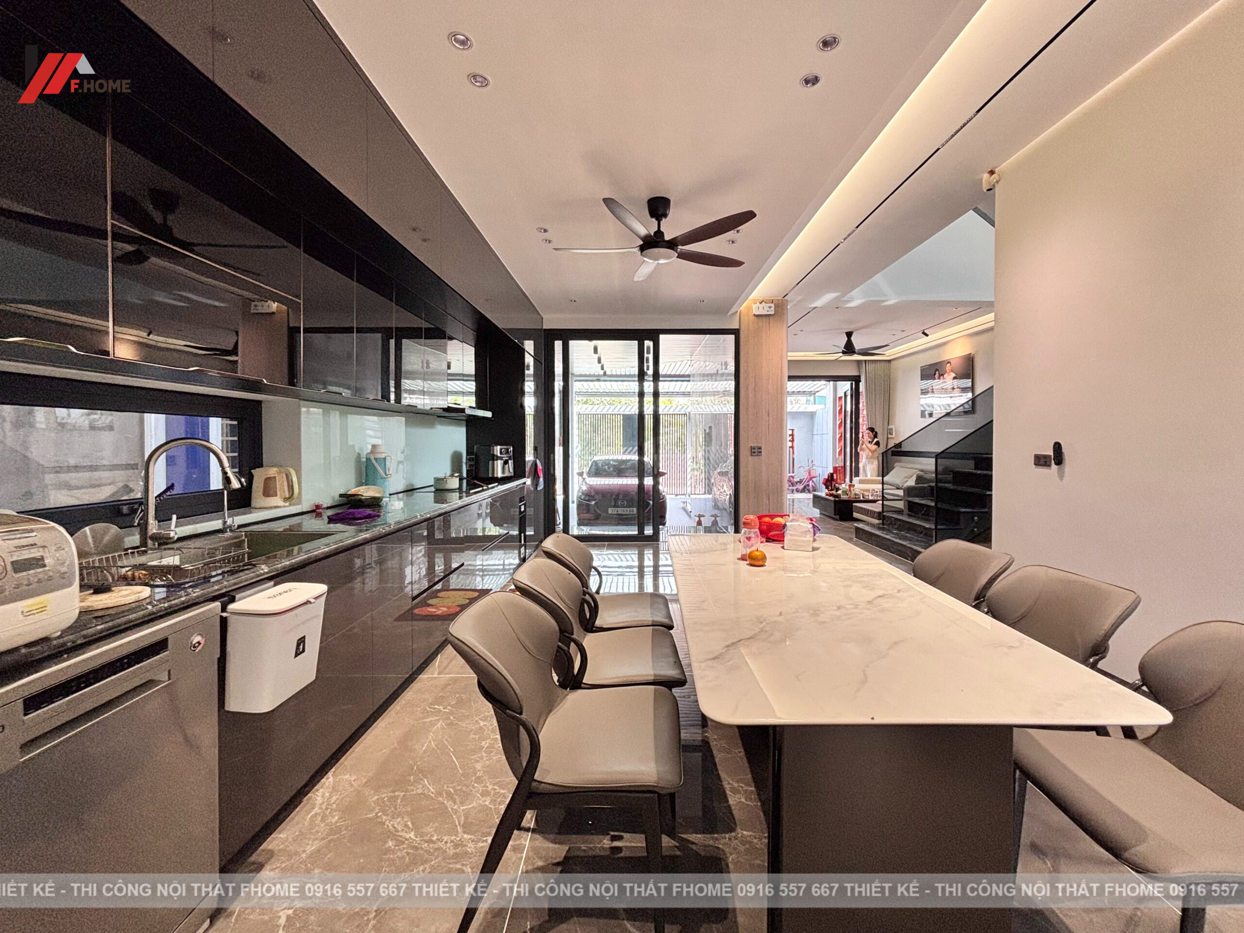 noi that nha pho 150m2 2 tang o ky anh