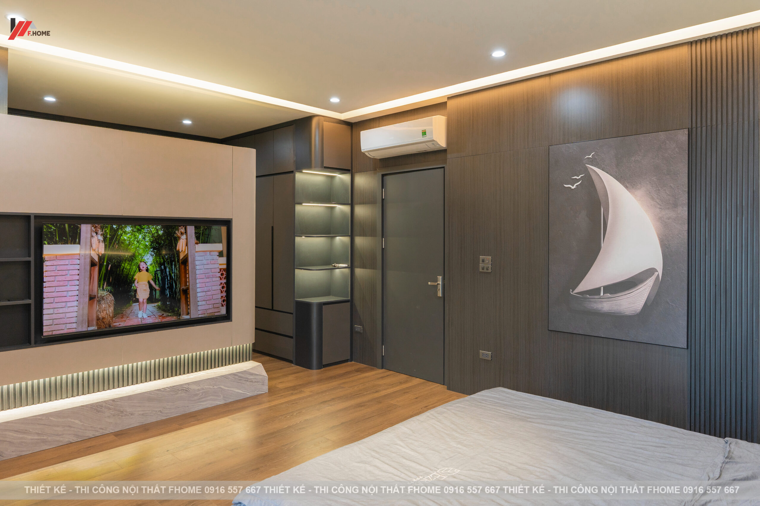 nội thất nhà phố hiện đại 3 tầng ở hà tĩnh