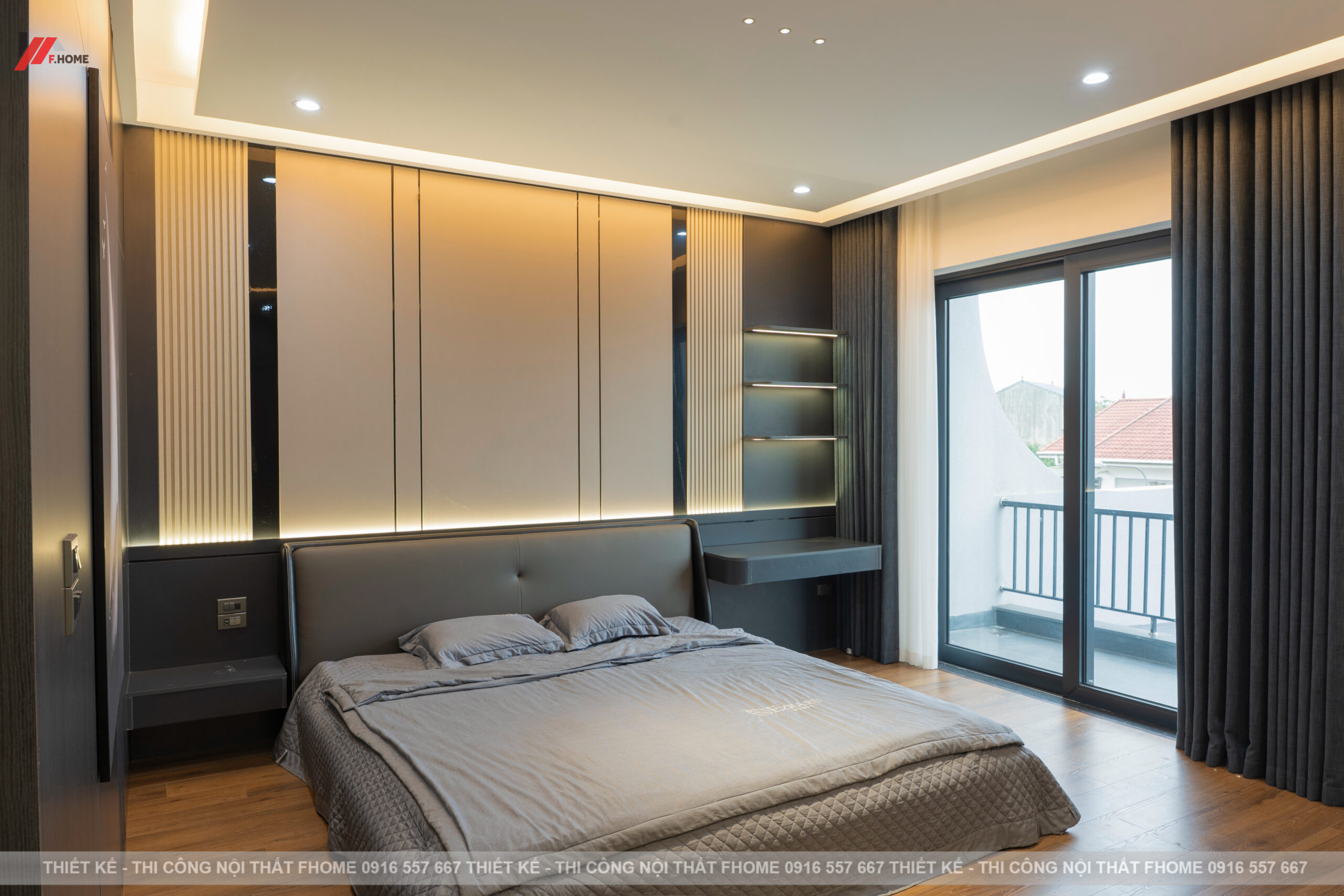 nội thất nhà phố hiện đại 3 tầng ở hà tĩnh