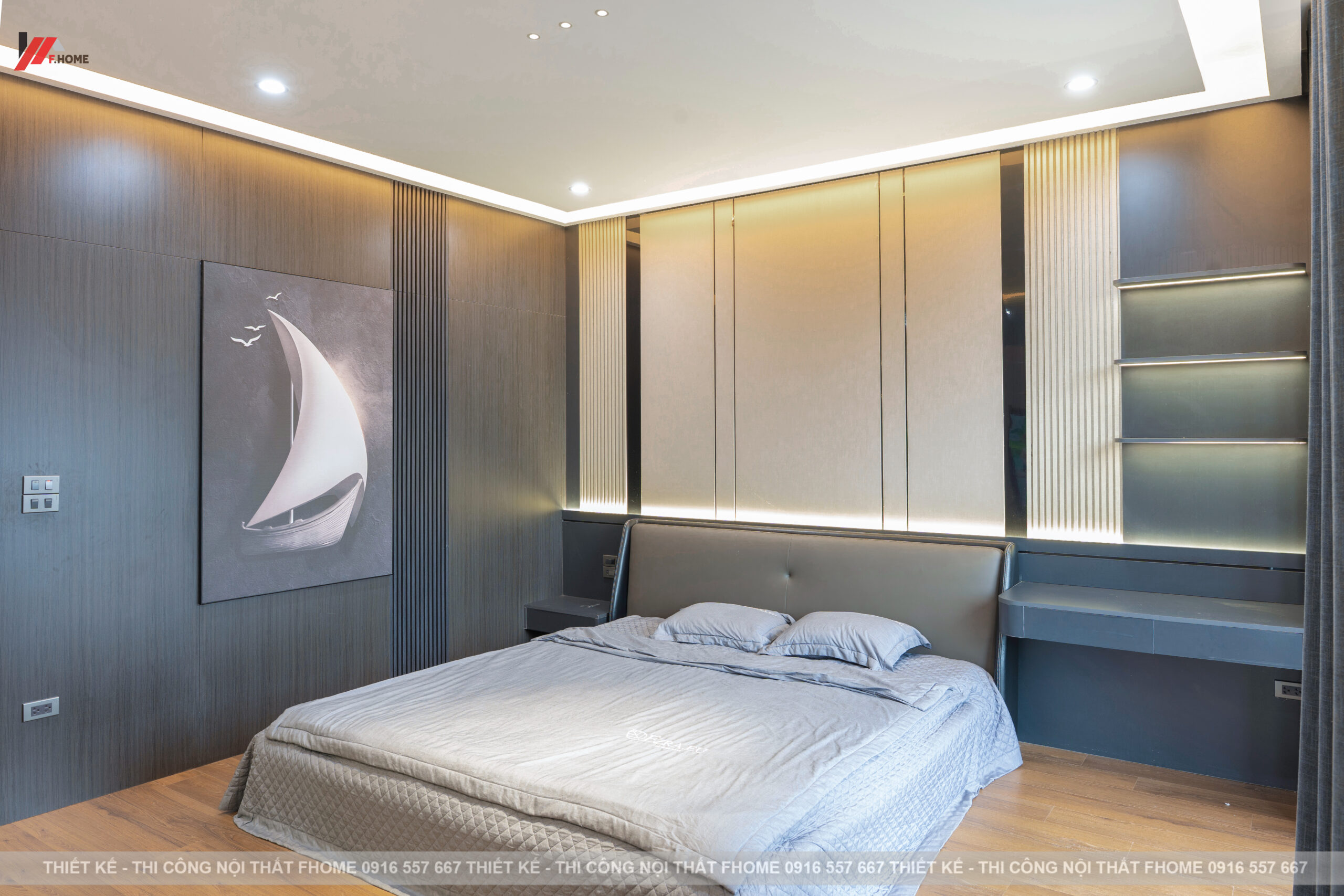 nội thất nhà phố hiện đại 3 tầng ở hà tĩnh