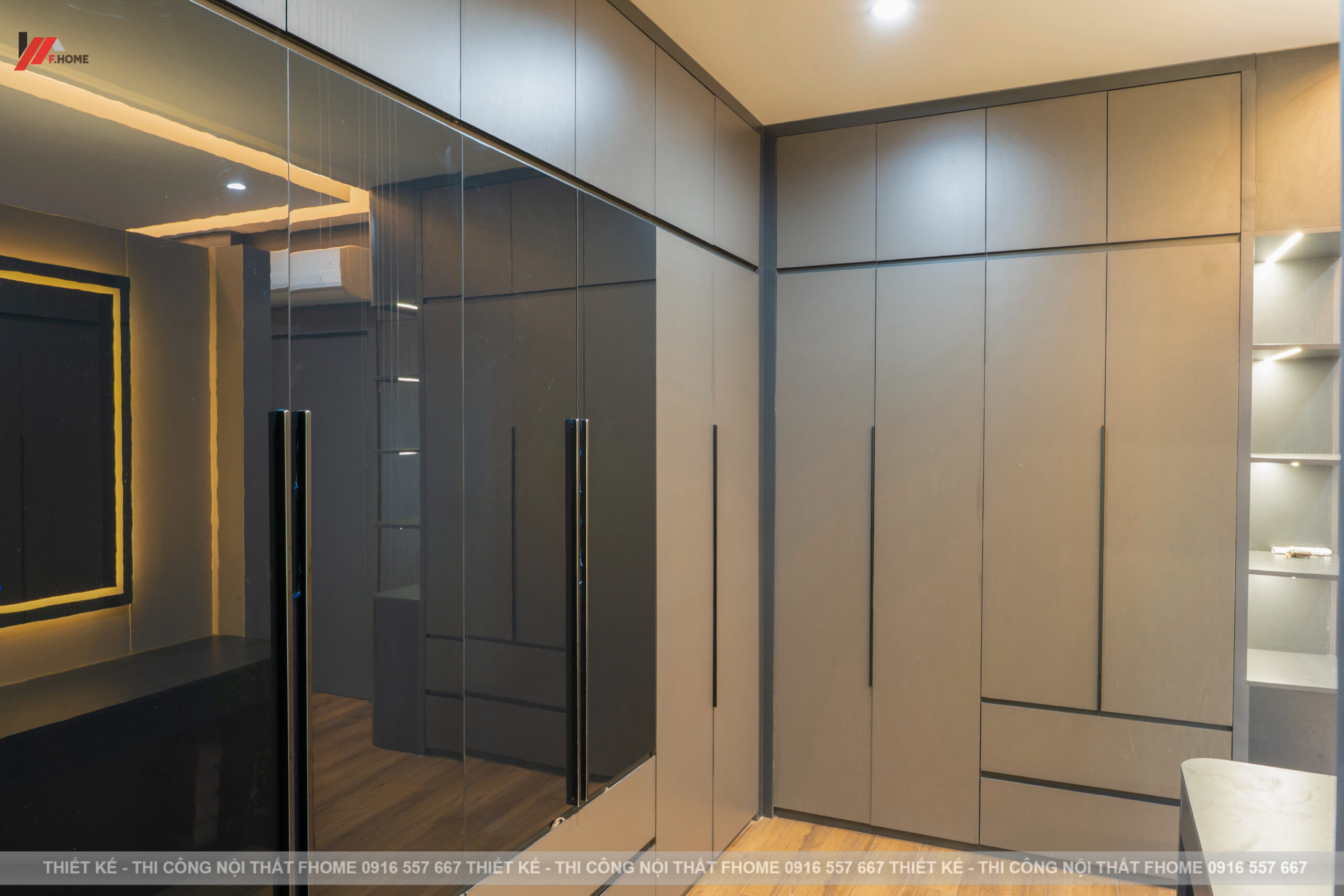 nội thất nhà phố hiện đại 3 tầng ở hà tĩnh