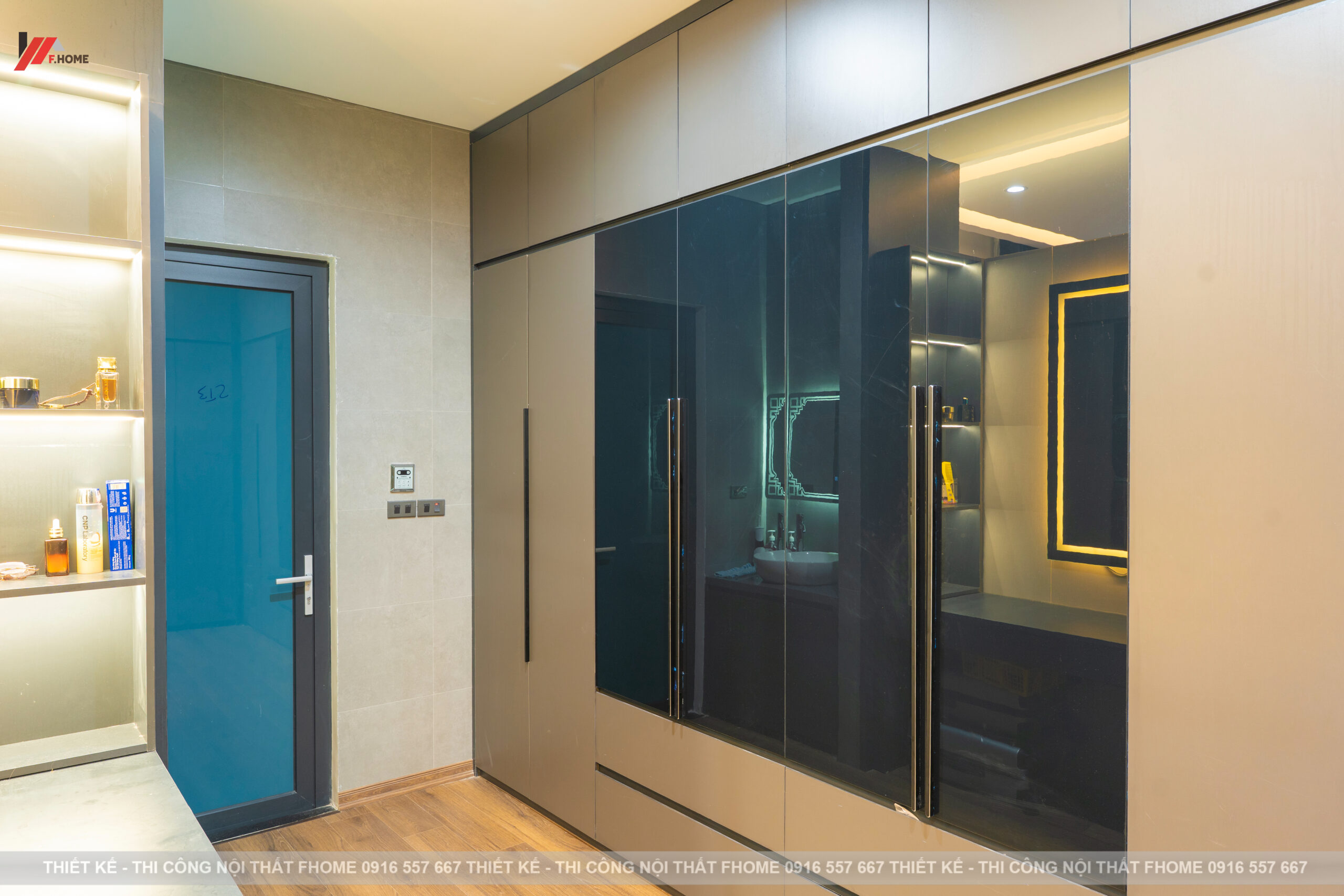 nội thất nhà phố hiện đại 3 tầng ở hà tĩnh