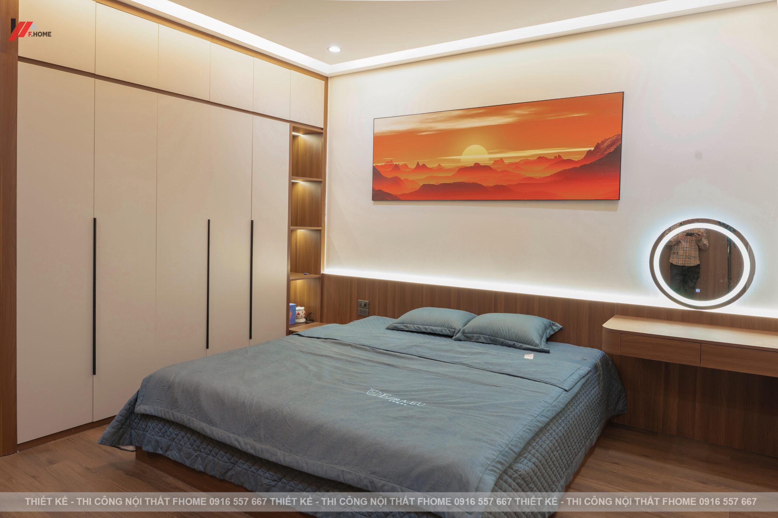 nội thất nhà phố hiện đại 3 tầng ở hà tĩnh