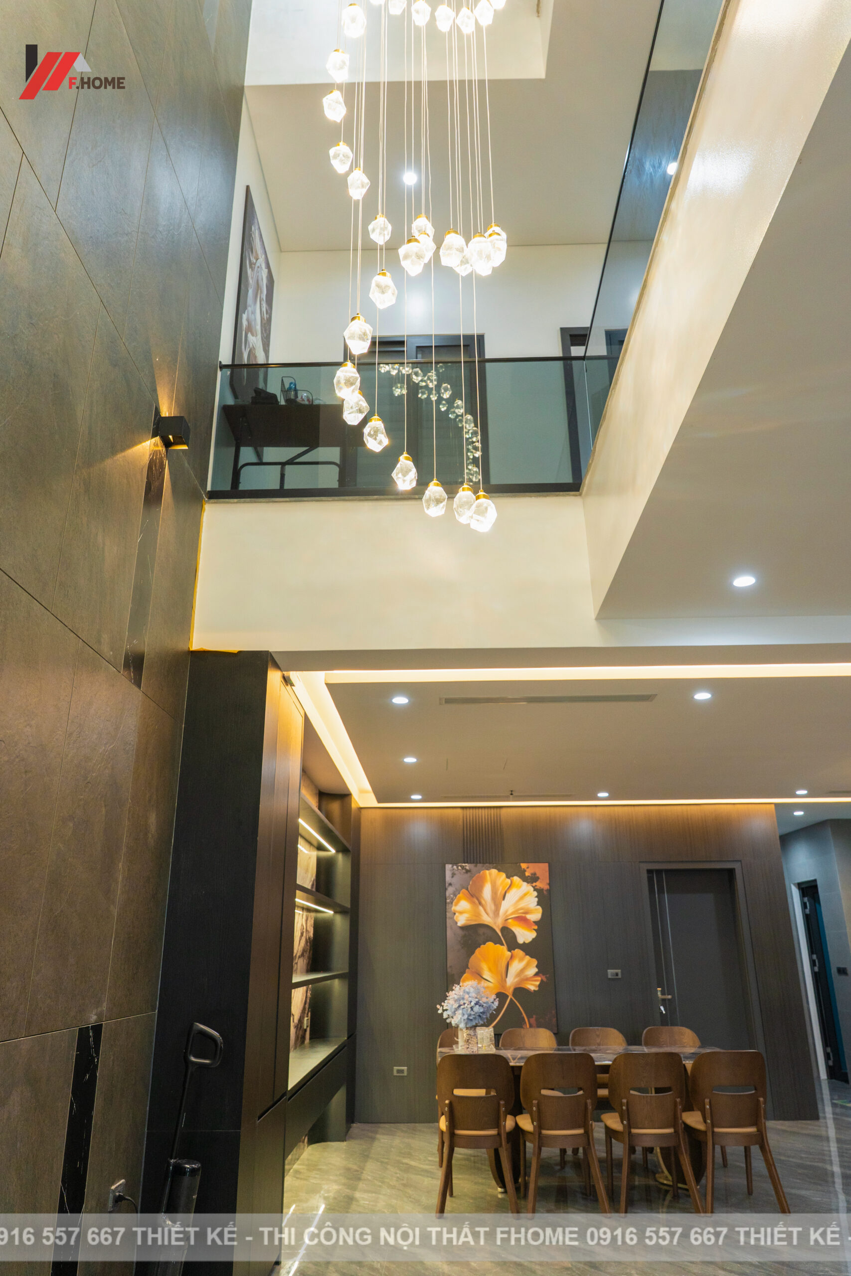 nội thất nhà phố hiện đại 3 tầng ở hà tĩnh