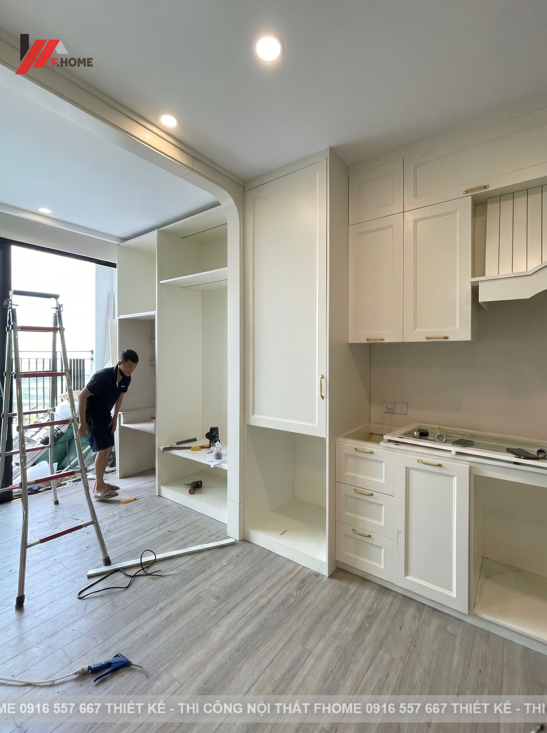 thi công căn hộ tân cổ điển uy tín miền trung