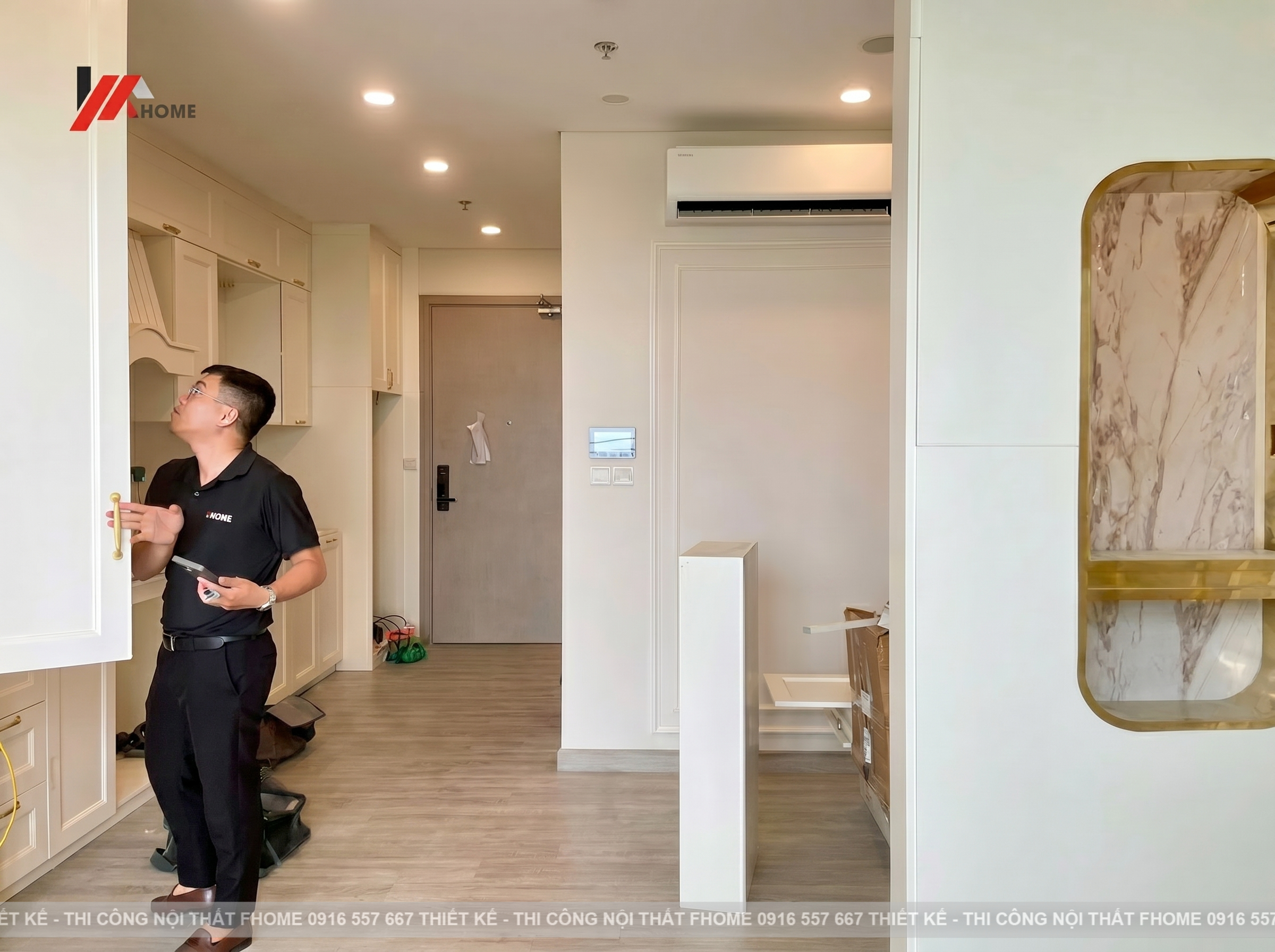 thi công căn hộ tân cổ điển uy tín miền trung